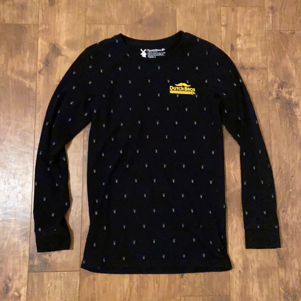 Black Dutch Bros long sleeve tee